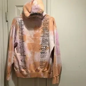 Shawn Mendes Tops Shawn Mendes The Tour Sketch 2 Tie Dye Hooded Sweatshirt Poshmark